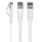 Cruxtec CAT6 UTP Flat Ethernet Cable White