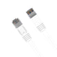 Cruxtec CAT6 UTP Flat Ethernet Cable White