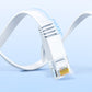 Cruxtec CAT6 UTP Flat Ethernet Cable White