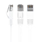 Cruxtec CAT6 UTP Flat Ethernet Cable White