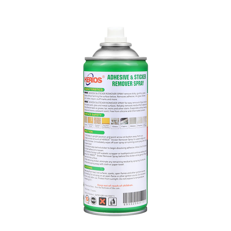 Herios 450ml adhesive and sticker remover spray