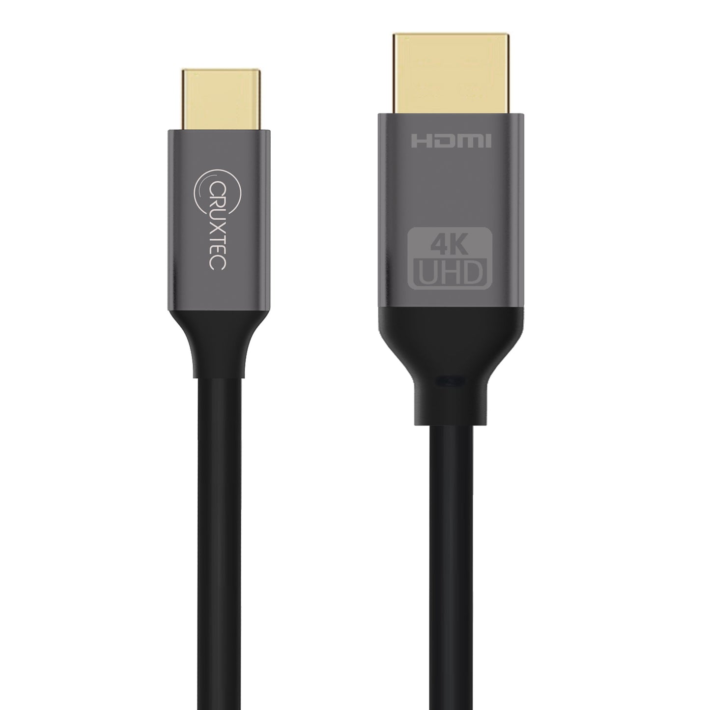 Cruxtec USB-C to HDMI Cable Black Support HDR 4K@60Hz