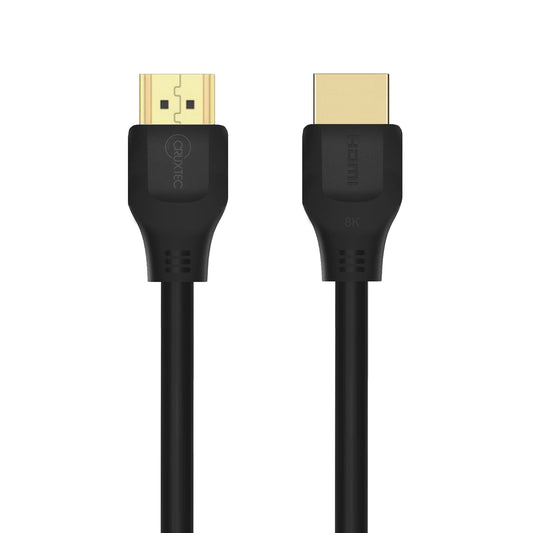 Cruxtec HDMI 8K with Ethernet Cable 48Gbps (Black 1m) HL21-01-BK image 2