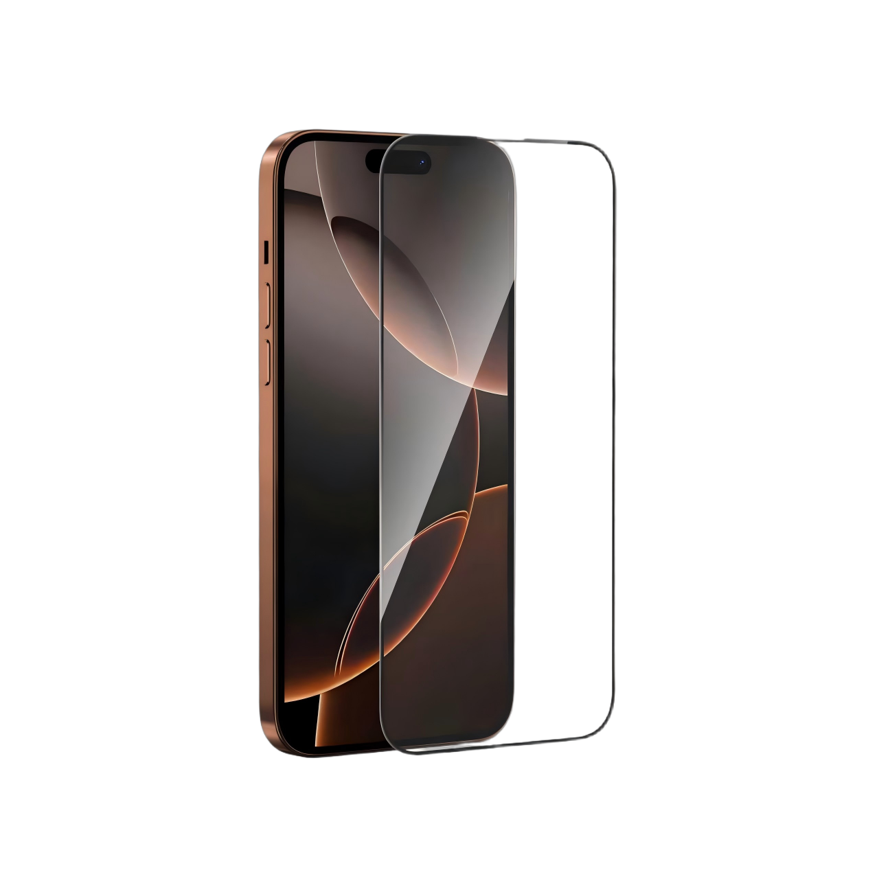 Rockrose Blackmirror iPhone 17 Premium Tempered Glass Screen Protector with Dust-free Easy DIY Installation Kit 1 Pack - product image 2