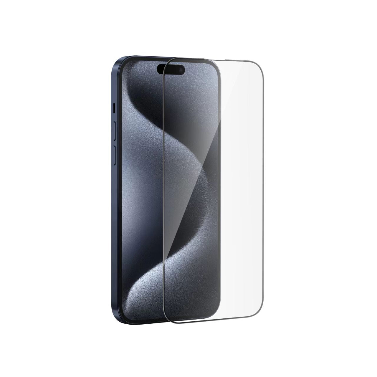 Rockrose Blackmirror iPhone 17 Premium Matte Tempered Glass Screen Protector with Dust-free Easy DIY Installation Kit 1 Pack