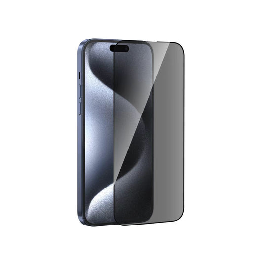 Rockrose Blackmirror iPhone 17 Premium Privacy Tempered Glass Screen Protector with Dust-free Easy DIY Installation Kit 1 Pack