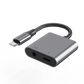 Rockrose Lightning to Lightning+3.5mm Adapter  (Phone Call & Music)