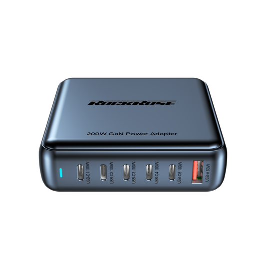 Rockrose Infinito G200 200W 6-Port GaN  Charging Station