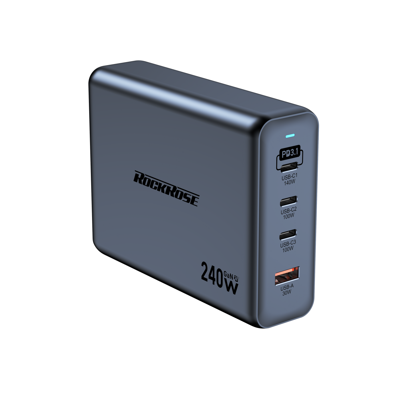 Rockrose Infinito G240 240W 4-Port PD3.1 GaN Charging Station