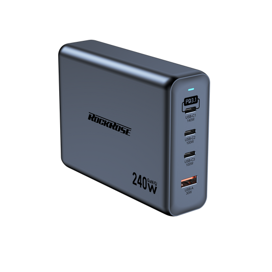 Rockrose Infinito G240 240W 4-Port PD3.1 GaN Charging Station