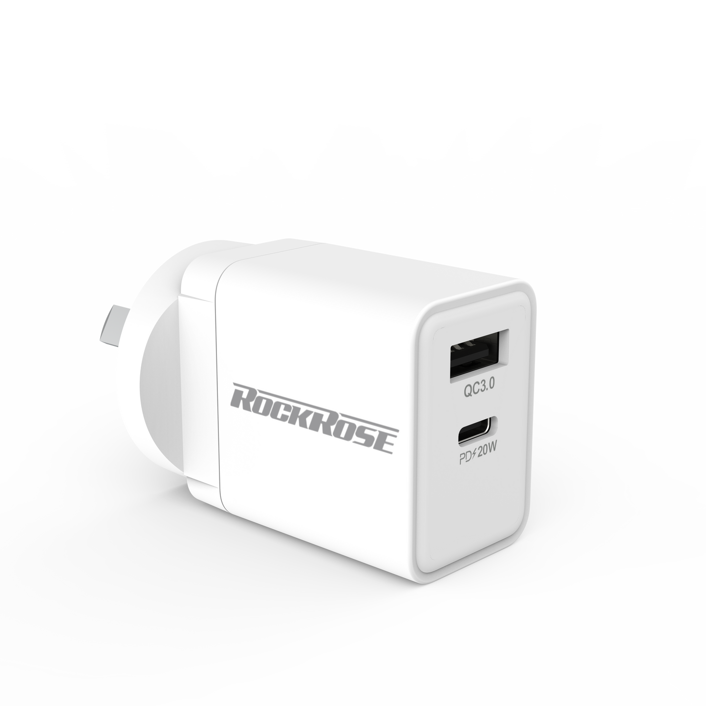 Rockrose Casa AC Pro 20W PD & QC 3.0 Dual Port Power Adapter