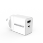 Rockrose Casa AC Note 30W PD & QC 3.0 Dual Port Power Adapter