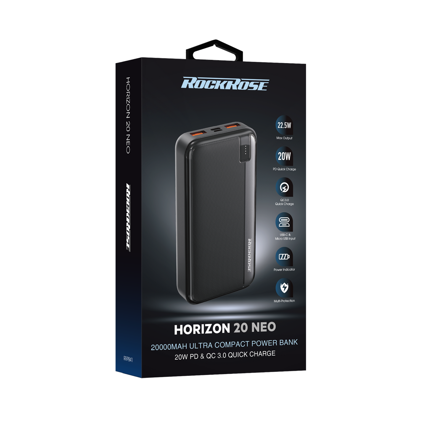Rockrose Horizon 20 Neo 20000mAh PD Compatible 22.5W Max PowerBank