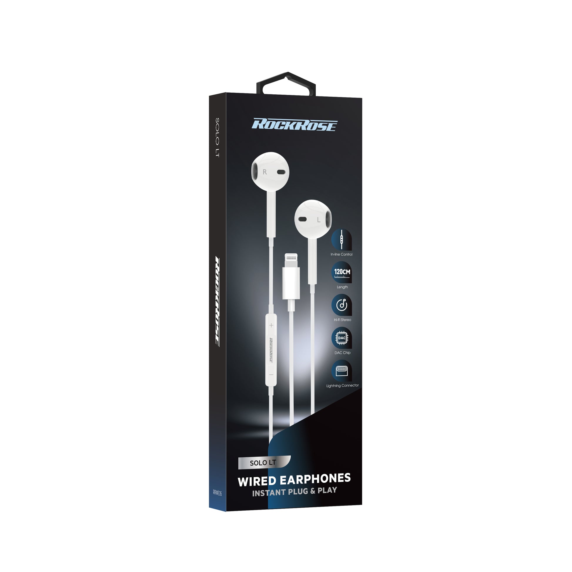 Rockrose Solo LT Lightning In-Ear Earphones with DAC – HOYUN