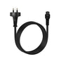 Cruxtec 3 Pin AU Male to Female IEC-C5 Power Cable