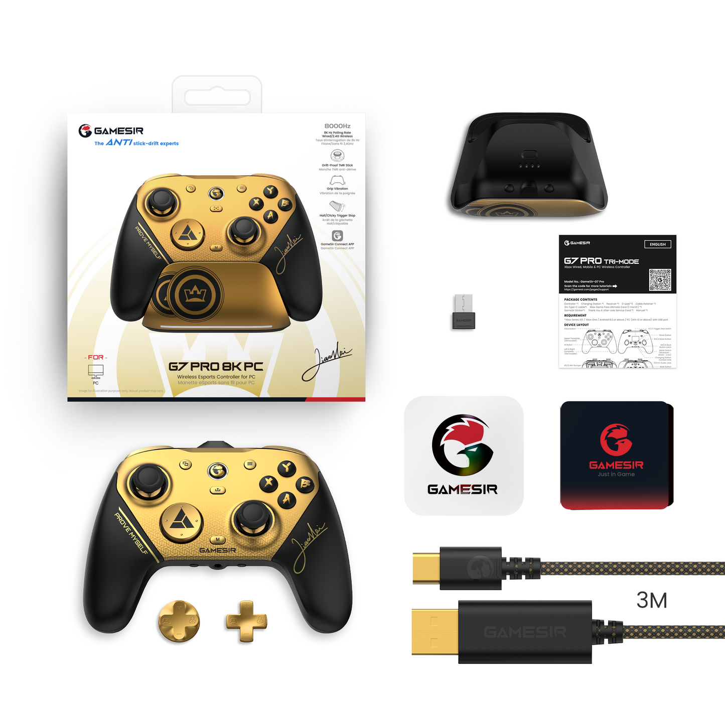 GameSir G7 Pro 8K Wireless Esports Controller for PC Champion (Xiaohai) Edition