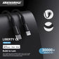 RockRose Liberty CL 1M 20W USB-C to Lightning Charge & Sync MFi Cable