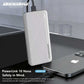 Rockrose PowerLink 10 Nova 10000mAh 20W PD&22.5W Quick Charge Power Bank White