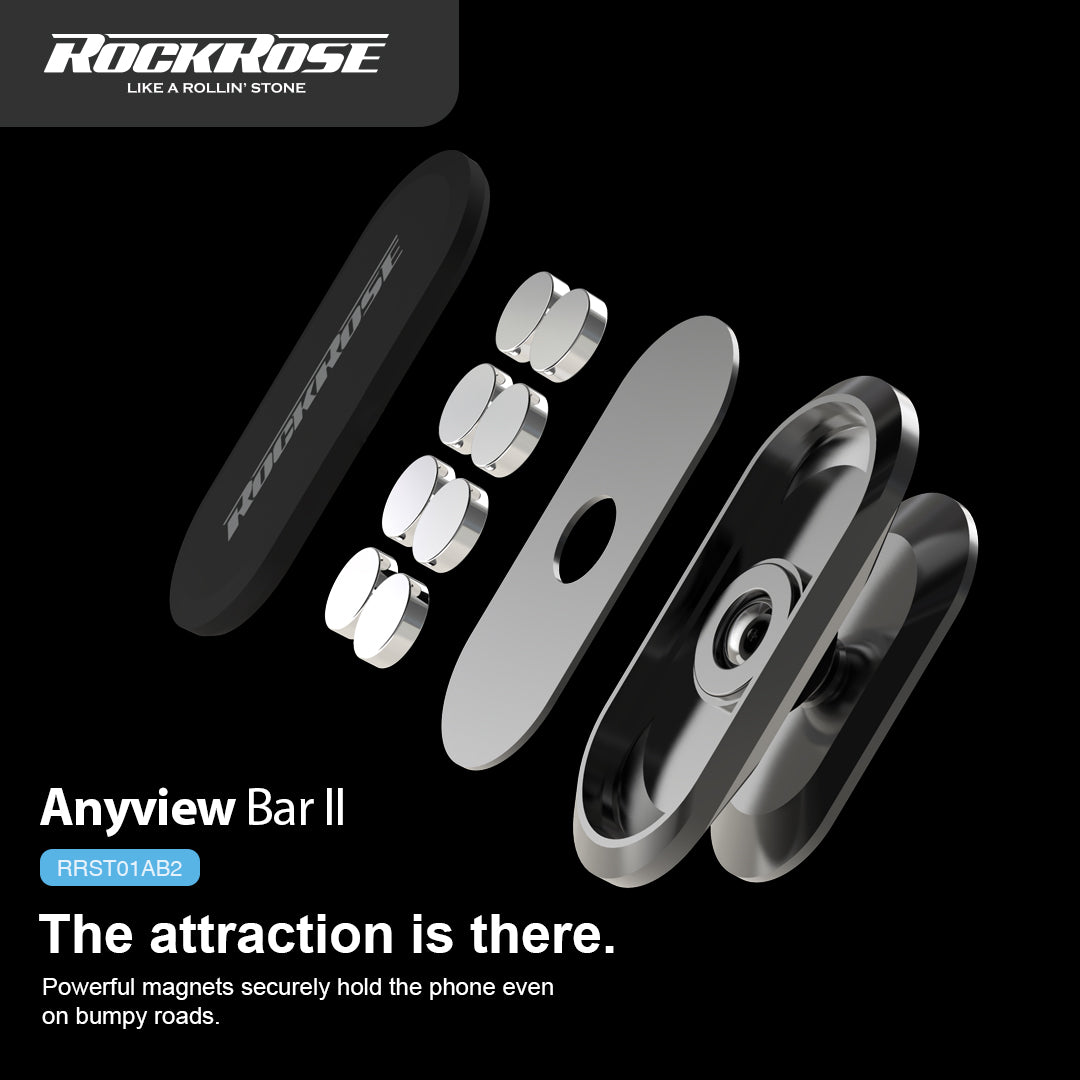 RockRose Anyview Bar II Car Dashboard Mount Magnetic Phone Holder