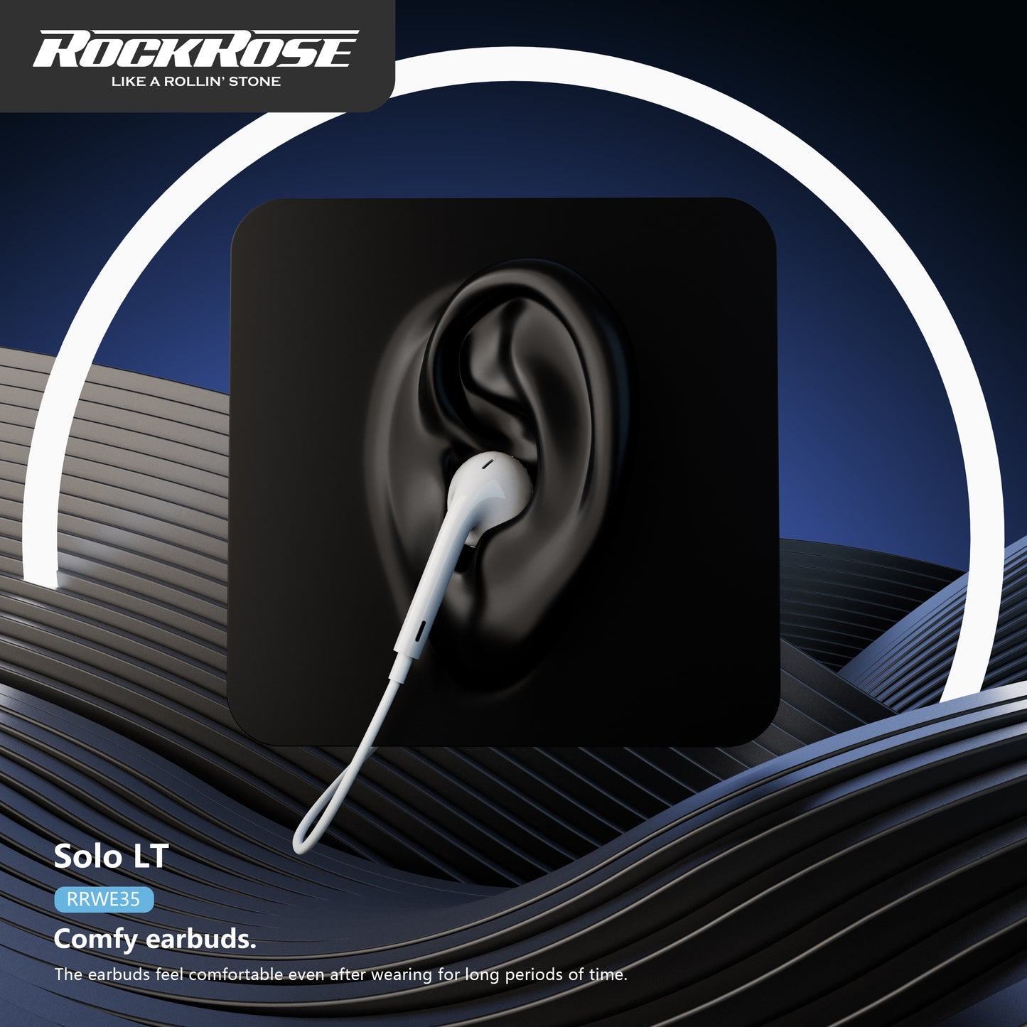 RockRose Solo LT Lightning In-Ear Earphones with DAC