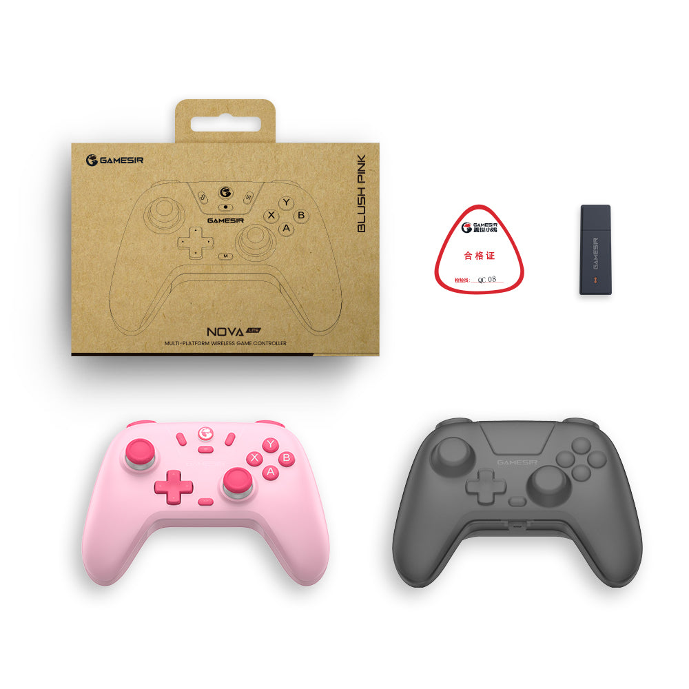 GameSir Nova Lite Multi-Platform Wireless Gaming Controller Blush Pink