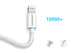 RockRose Ivory AL 1M 2.4A USB to Lightning Charge & Sync MFi Cable