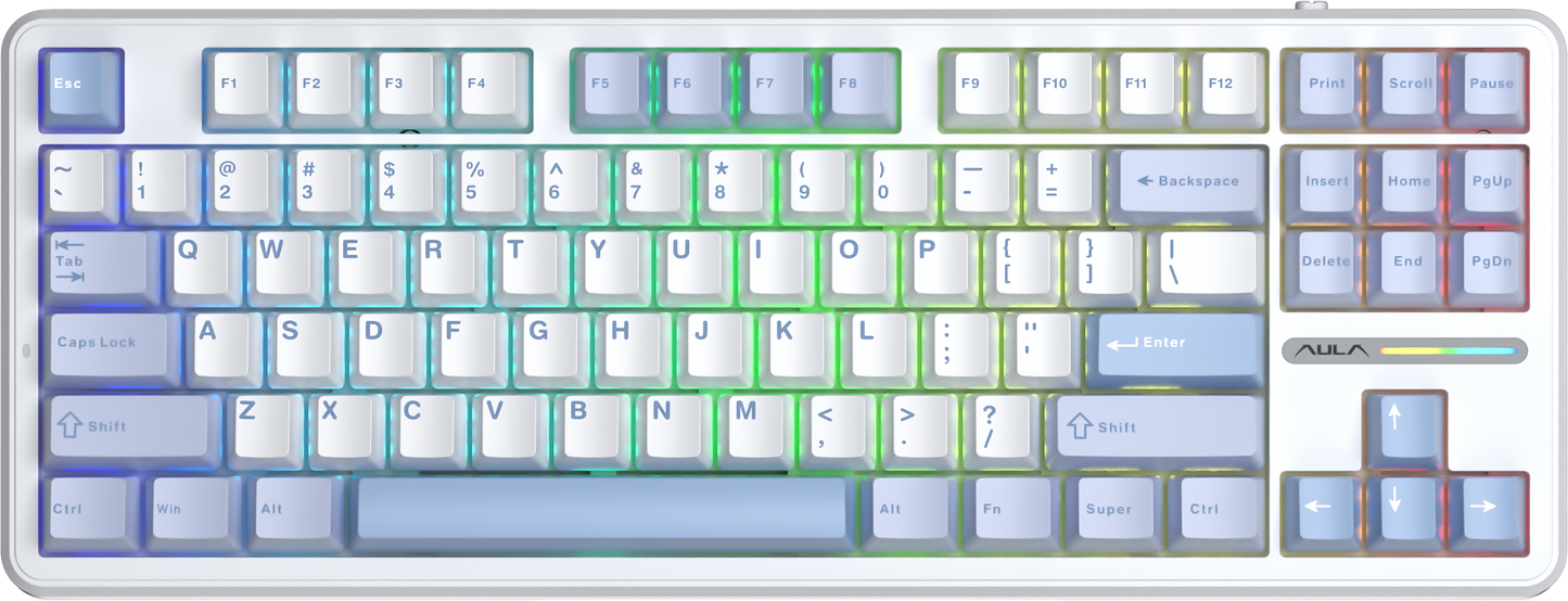 AULA F87 Gasket Mechanical Keyboard