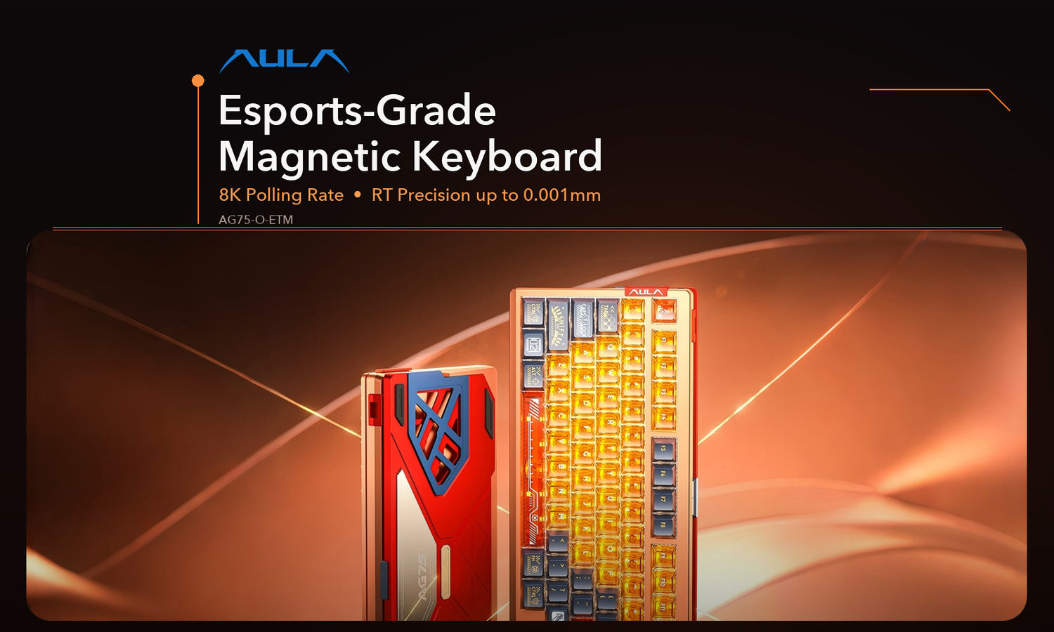 AULA AG75-O-ETM esports magnetic keyboard