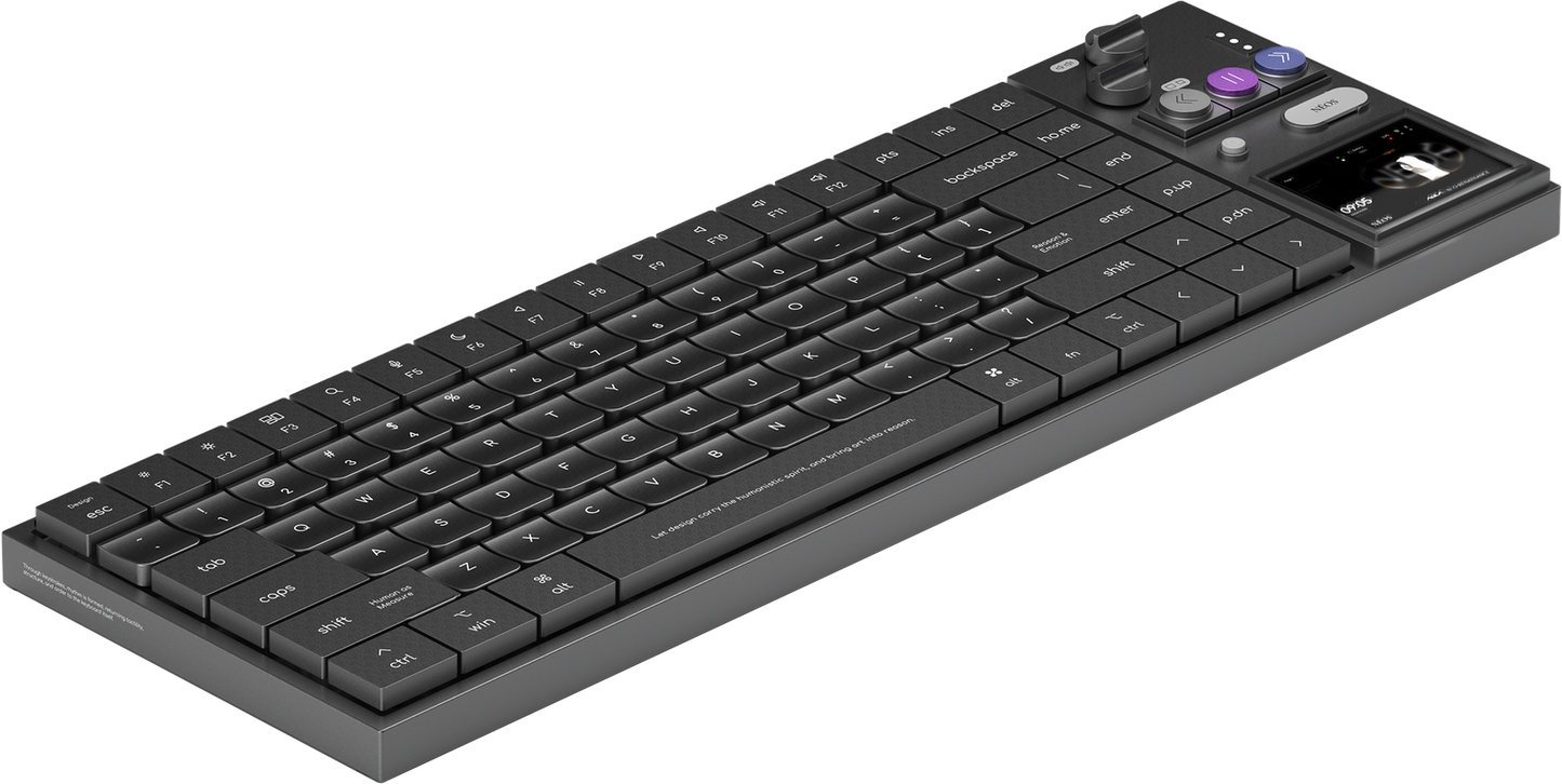 AULA NEOS75 keyboard angled view
