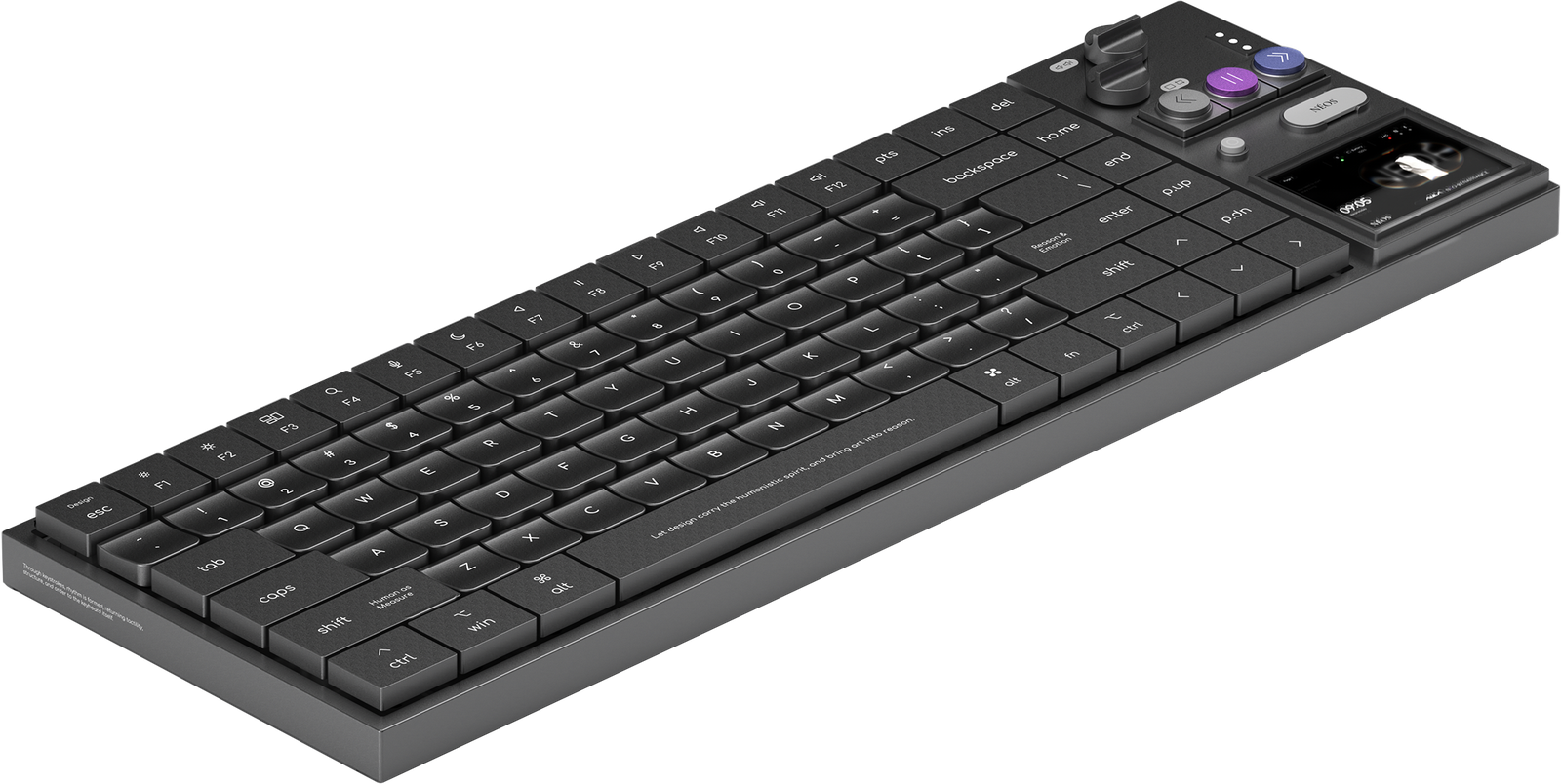 AULA NEOS75 keyboard angled view