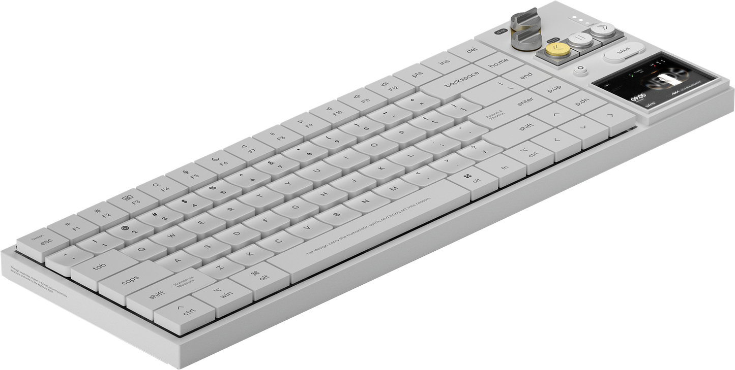 AULA NEOS75 keyboard angled view