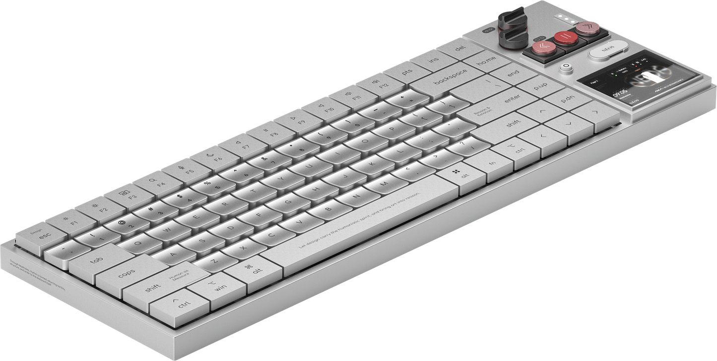 AULA NEOS75 keyboard angled view