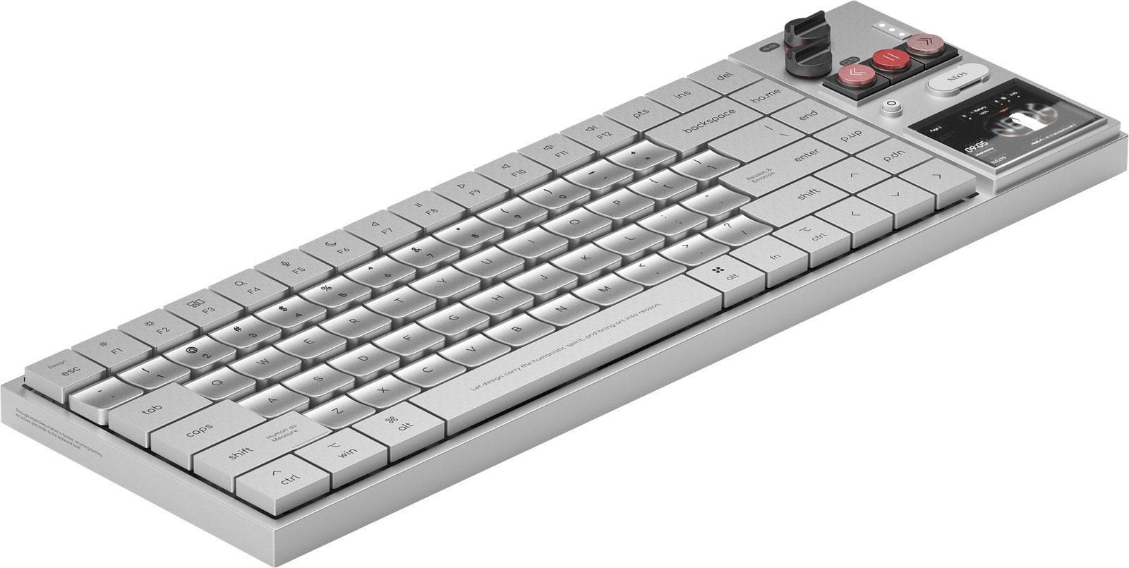 AULA NEOS75 keyboard angled view