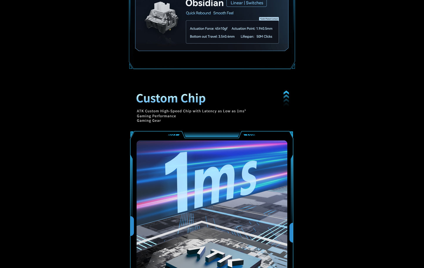 ATK VXE V75X/K Wireless Semi-Aluminum Mechanical Gaming Keyboard