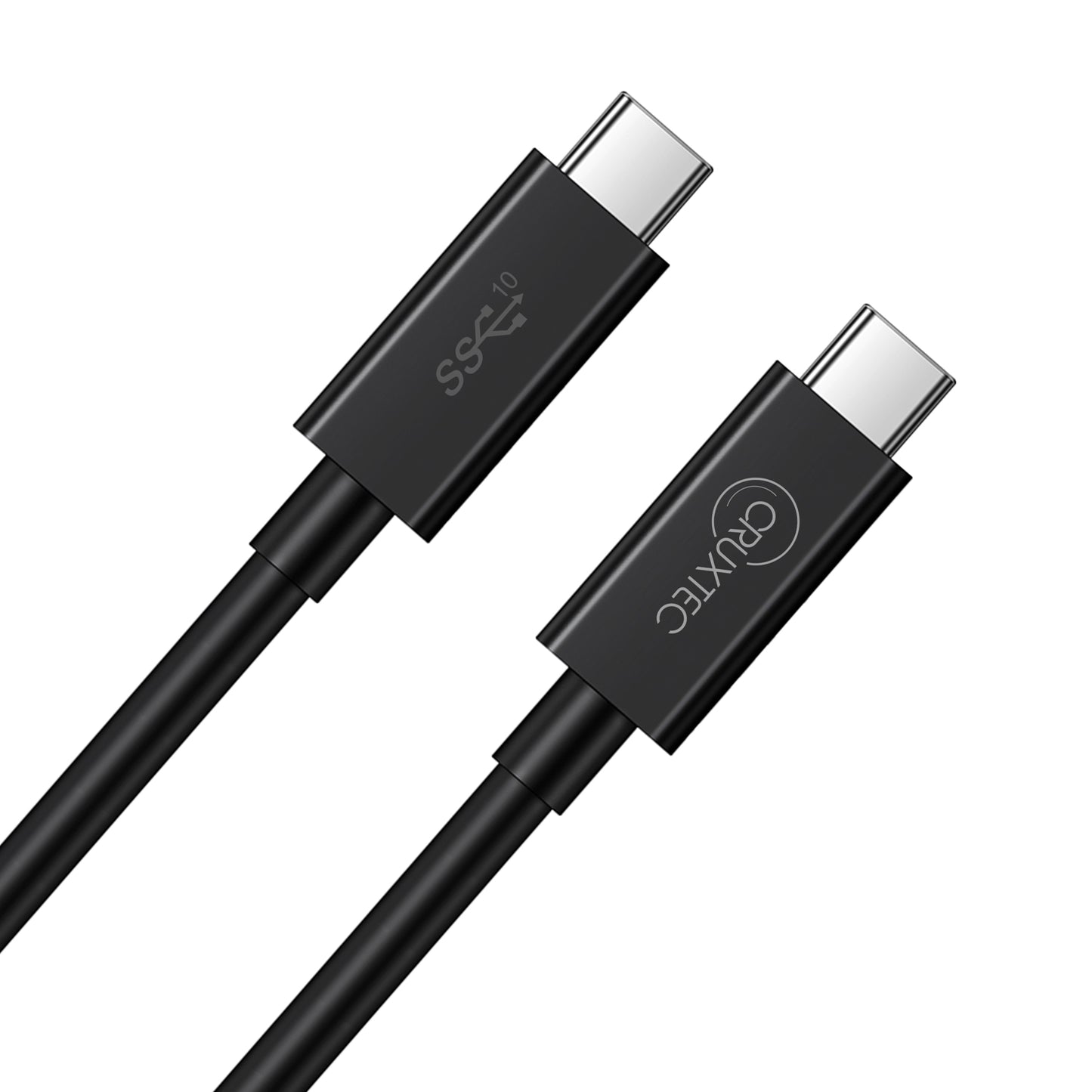 Cruxtec USB-C to USB-C Cable Full Feature for Syncing & Charging (100W, 10Gpbs, 4K/60Hz)
