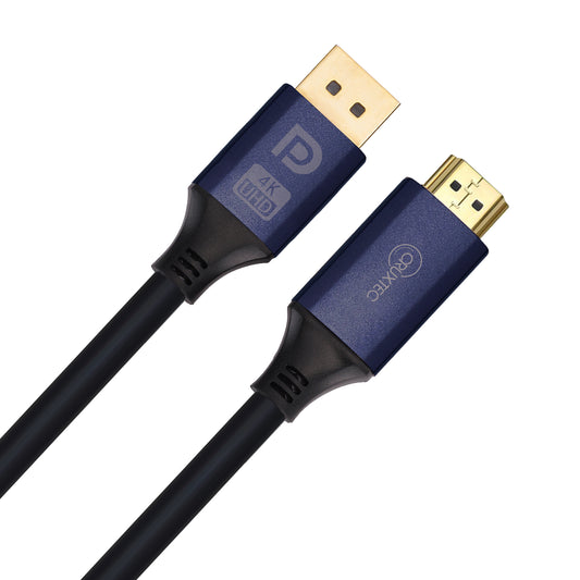 Cruxtec Displayport 1.2 to HDMI 2.0 Cable 4K/60Hz