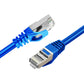 Cruxtec CAT7 10GbE SF/FTP Triple Shielding Ethernet Cable Blue