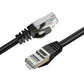 Cruxtec CAT7 10GbE SF/FTP Triple Shielding Ethernet Cable Black