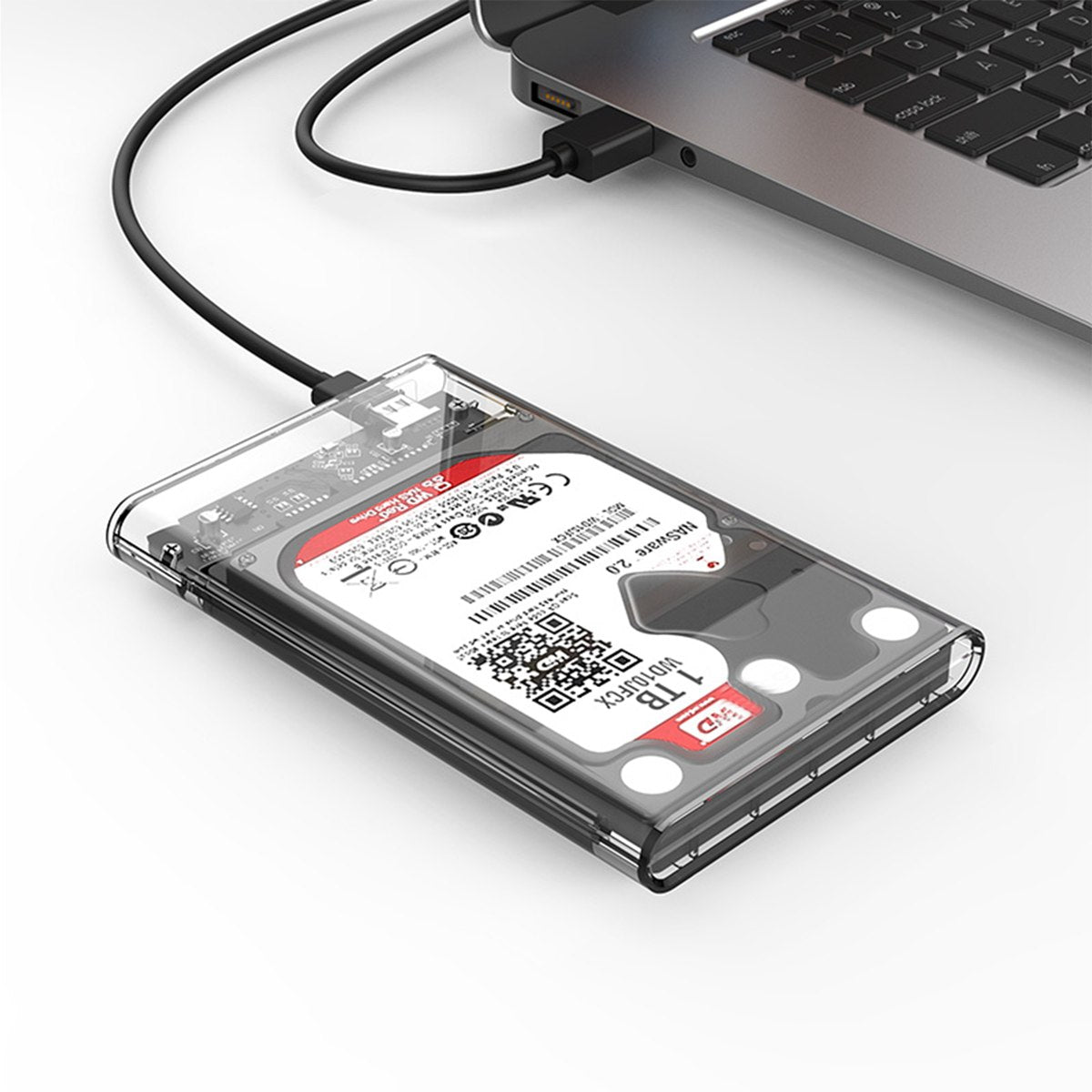 Cruxtec 2.5'' SATA to USB 3.1 USB-C Hard Drive Enclosure