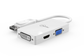 Cruxtec DisplayPort 3 in1 Adapter ( DisplayPort Male to HDMI / DVI / VGA )