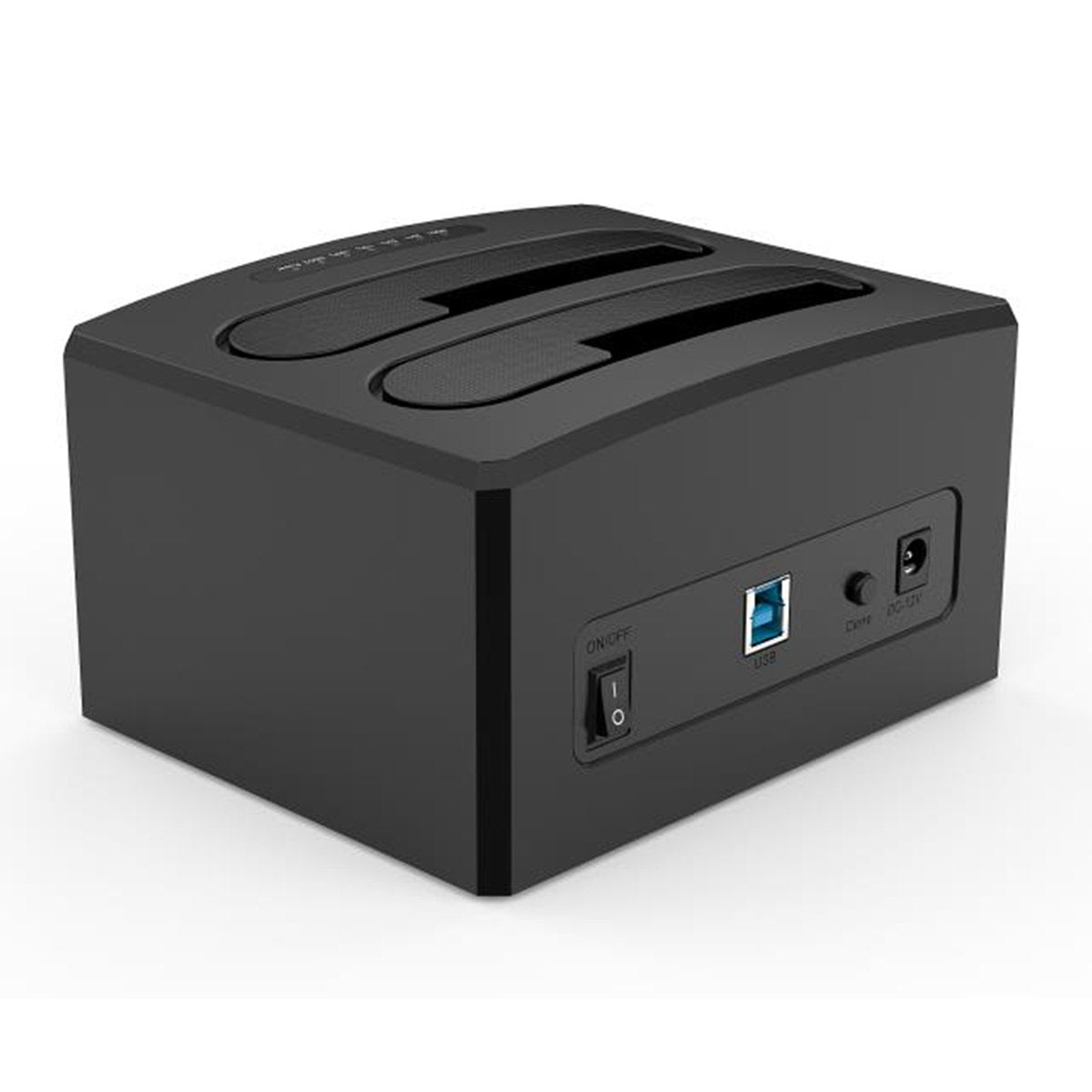 Cruxtec Dual Bay SATA to USB 3.0 Hard Drive Docking Station for 2.5” and 3.5'' HDD/SSD with Clone Function