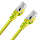 Cruxtec CAT7 10GbE SF/FTP Triple Shielding Ethernet Cable Yellow