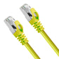 Cruxtec CAT7 10GbE SF/FTP Triple Shielding Ethernet Cable Yellow