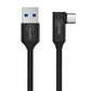Cruxtec USB-A to USB-C 90 degree angle VR Cable